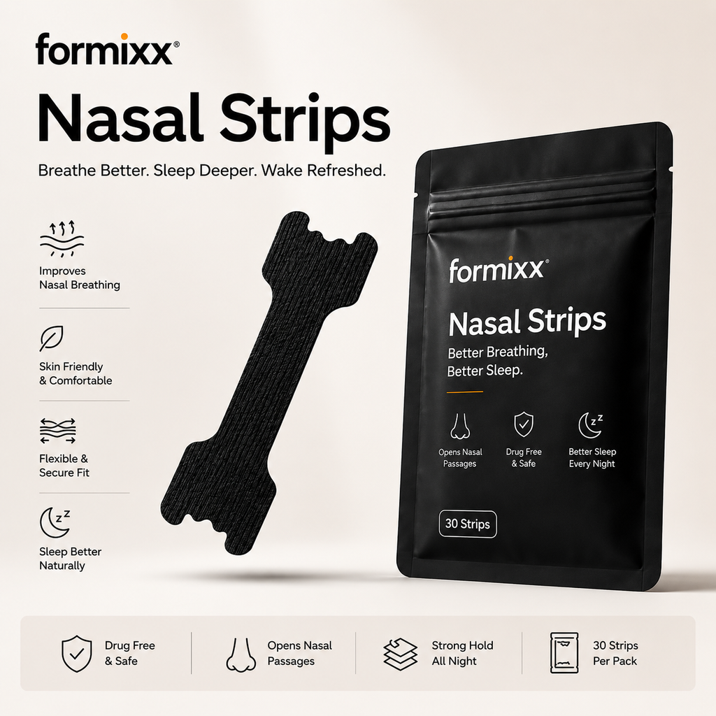 Formixx Nasal Strips – Breathe Better, Sleep Deeper