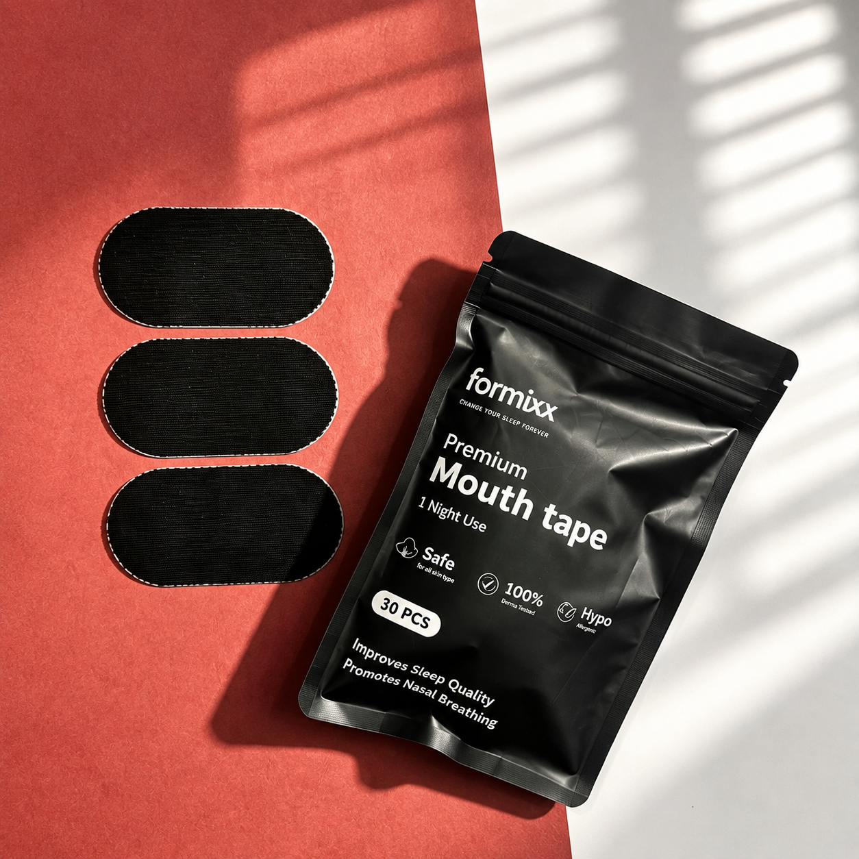 Formixx Sleeping Tape – Better Sleep & Less Snoring