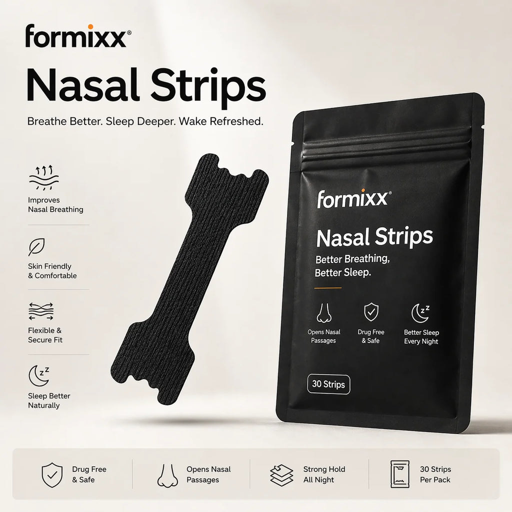 Formixx Nasal Strips – Breathe Better, Sleep Deeper (15 Strips)