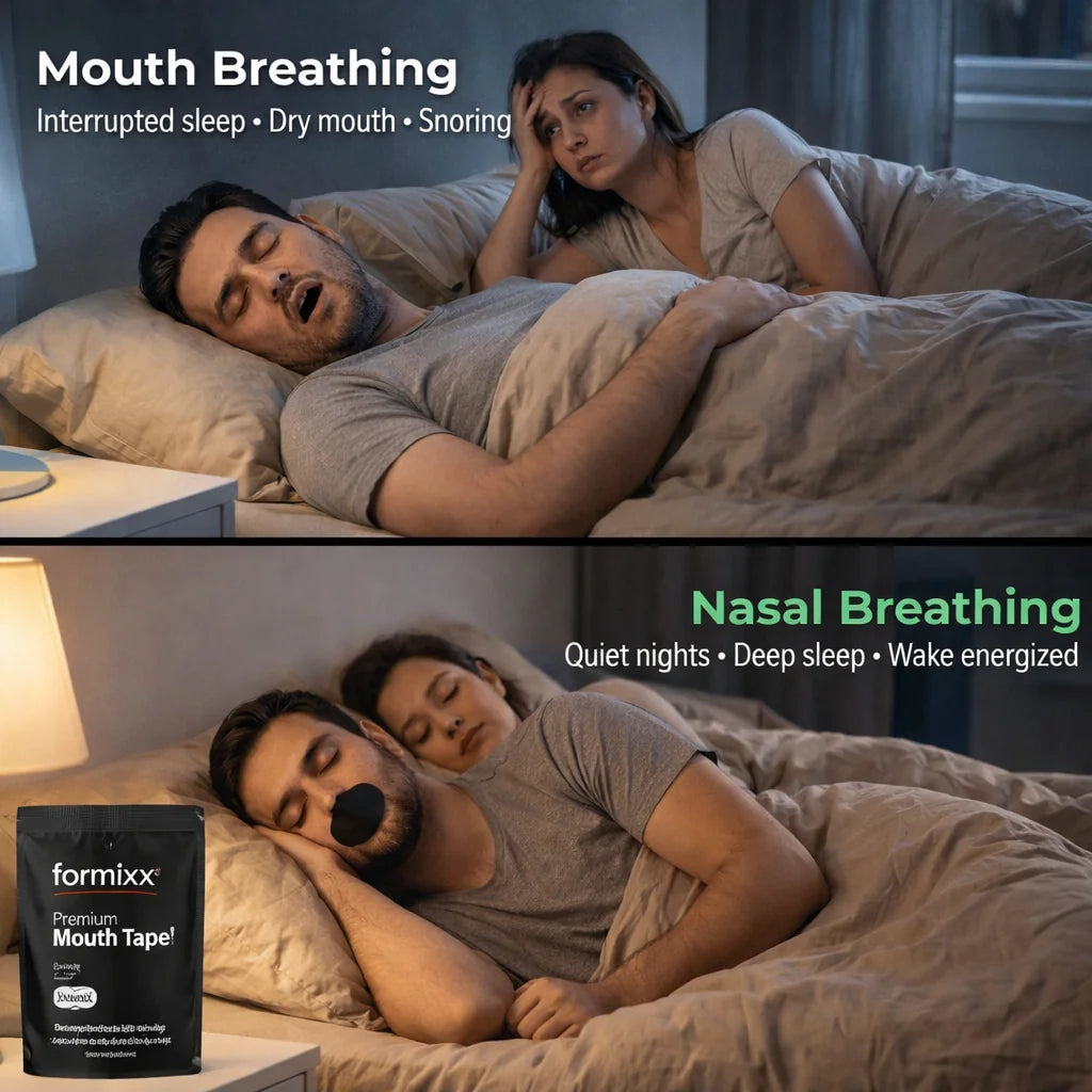 Formixx Sleeping Tape – Fix Snoring and your jawline Tonight!